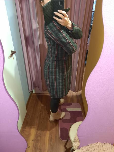 Krásny prechodný kabát nový, s vysačkou, sinsay,xs