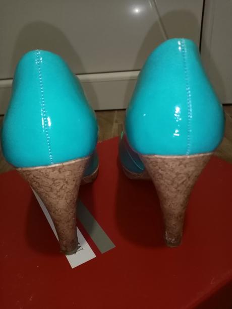 Tyrkysové lodičky marco tozzi zlavneneee, marco tozzi,36