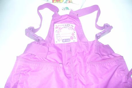 Fialová vetrovka+oteplováky, sweet baby,104
