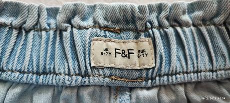 Kraťasy šortky riflové, f&f,122