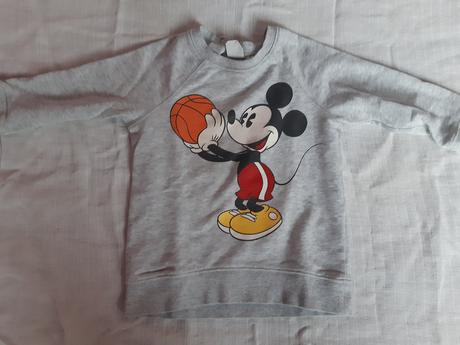 Mikina mickey mouse, h&m,86