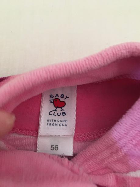 Dievčenský set mikiny a legínky, c&a,56