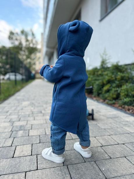 Zateplené mikiny s uškami, active,80 - 134