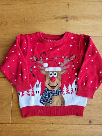 Vianocne svetriky v.12-18mes, primark,80