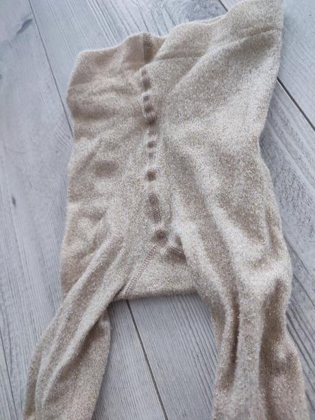 Zlaté ligotave pančušky, h&m,68