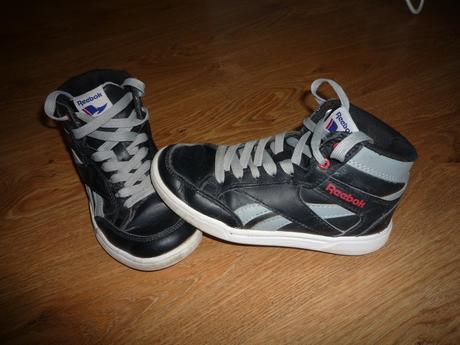 Kožene vyššie tenisky, reebok,31