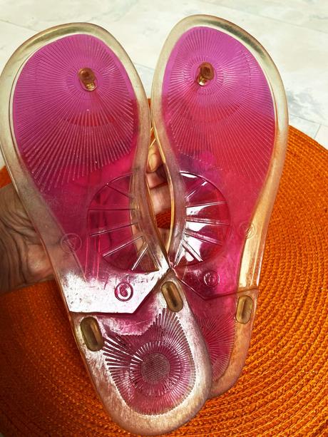 Plážové gumené žabky, 39