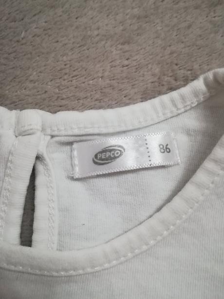 Biele tričko veľ.86, pepco,86