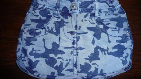 Riflová suknička, terranova,92