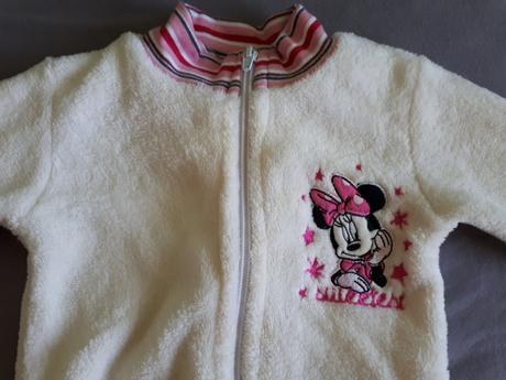 Disney flísová bunda minie mouse-veľ.80-ako nová, disney,80