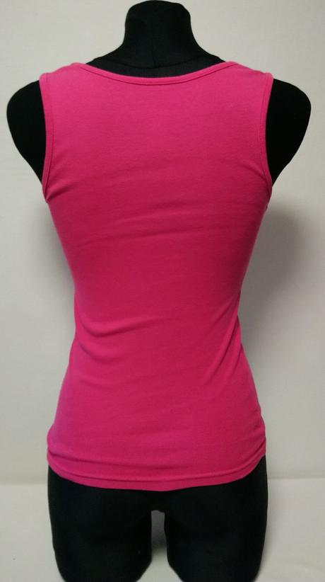 Dámsky sýto ružový bavlnený top, e-vie, e-vie,xs