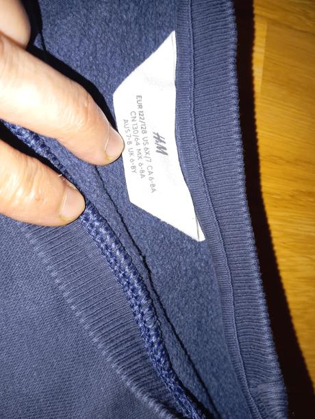 Mikina 122/128, h&m,122