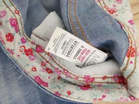 Riflové šortky, marks & spencer,xs