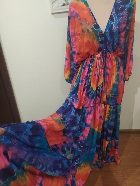 Šaty v štýle boho, l / m / s