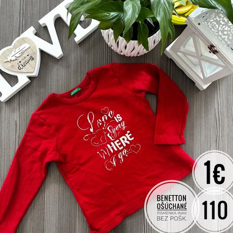 Tričko, benetton,110