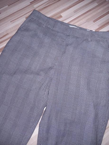 Kárované nohavice, h&m,36