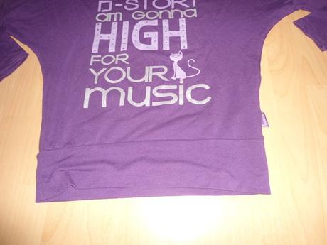 Fialove tricko 3/4-ovy rukav, 158