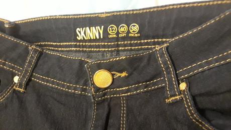 Riflove nohavice, denim,38