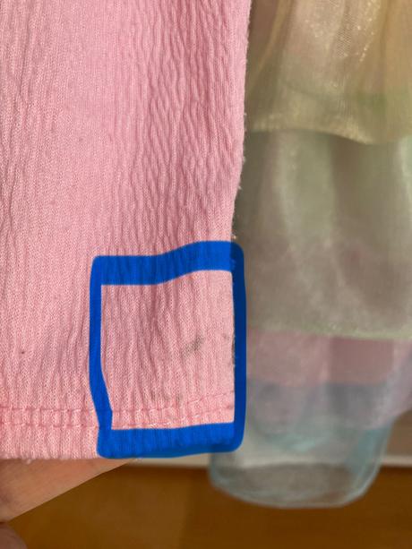 Saty s farebnou tylovou suknou ham, h&m,110