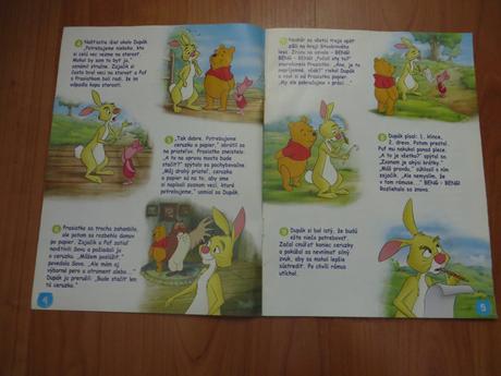 Časopis macko pooh - (macko puf) - s plagátom, 