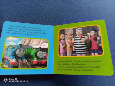 Tomáš a prúdový motor. boardbook, 