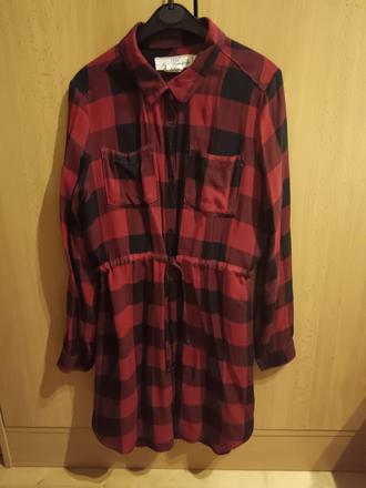 Károvaná košeľa, h&m, veľ. 146, h&m,146