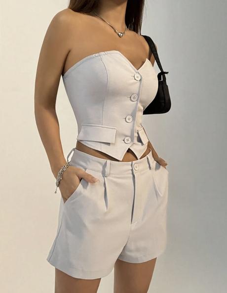 Kraťasy a top, súprava letná, s