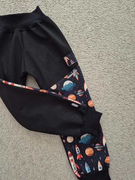 Softshellove nohavice s reflexnymi prvkami, 104 / 110 / 116