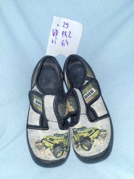 Papuče v.29, vd 18,2cm, 29