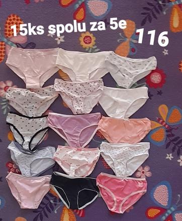 Bavlnene nohavičky, 116