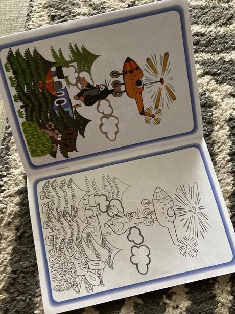 Krtek omaľovánky 3ks, 