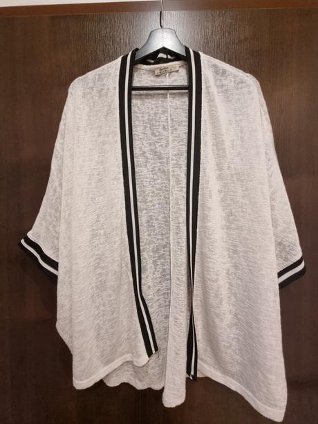 Biely kardigán bershka, bershka,m