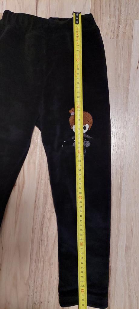 Teplé semišové nohavice 104, 110