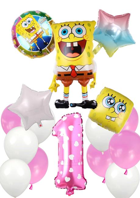 Balóny spongebob 84cm - až 15/16 kusov, 