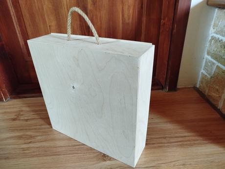 Drevený box na víno k 50 tke, 