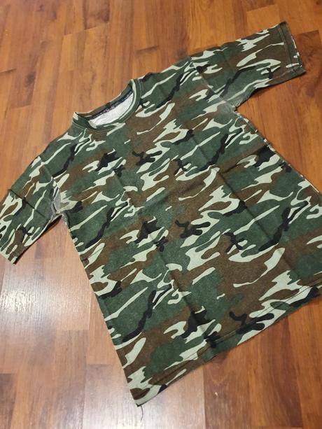 Maskáčové tričko bavlnené - veľ. s, s