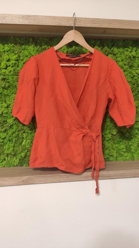 Ľanová blúzka zara, zara,s