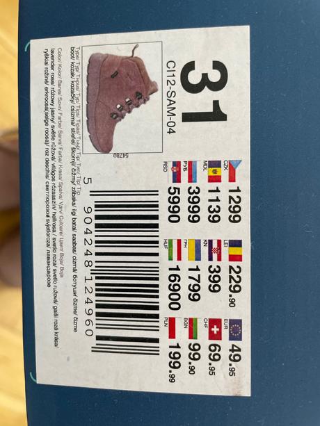 Topanky, vel. 31, twisty, zimne, 31