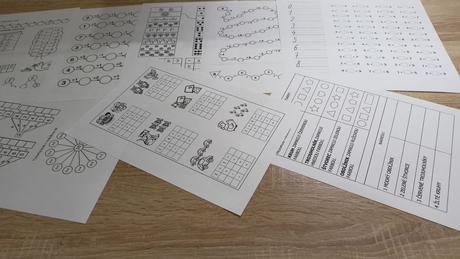 Pracovné listy na matematiku pre prvákov, 