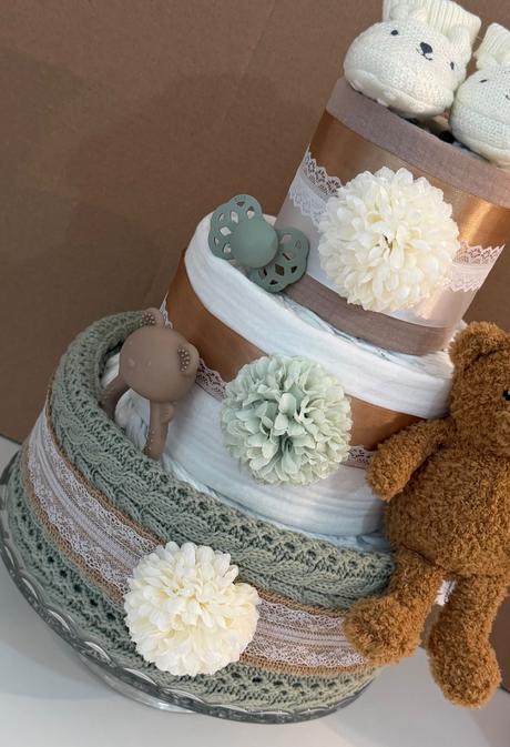 Plienková torta pre chlapčeka little bear,
