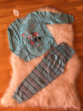 Dievčenské bavlnené pyžamo., 116 / 122