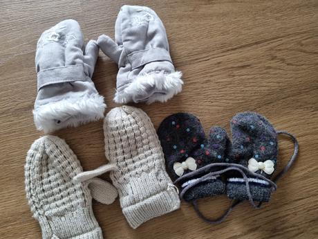 Rukavicky pre dievcatko 1-2 roky, 86–98