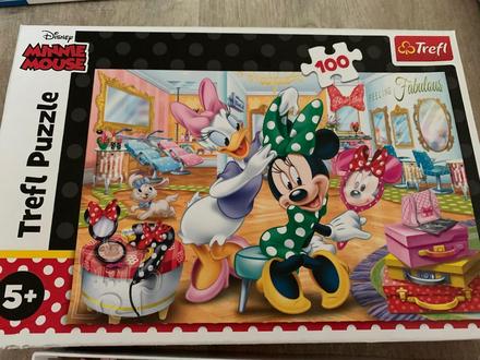 Puzzle minnie 100ks 5+,