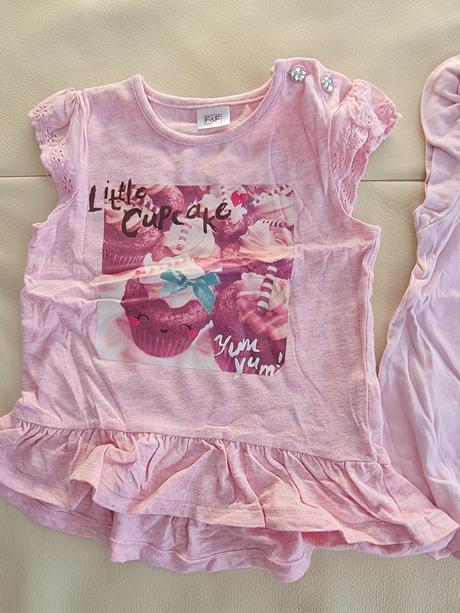 Detské tričká predĺžené, f&f,80