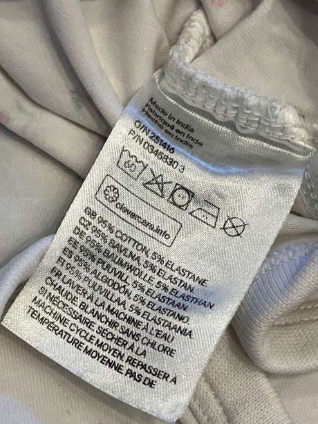 Dievčenské body s čerešňami h&m (74), h&m,74