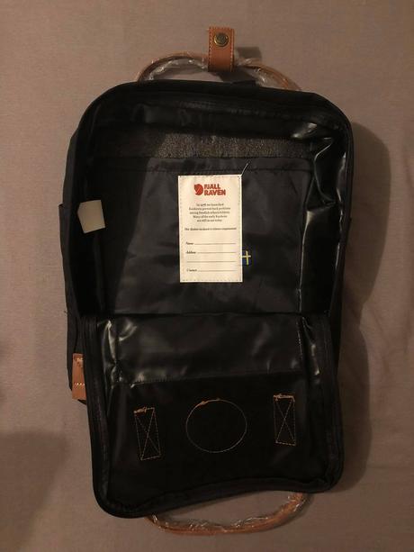 Batoh fjällräven kanken čierny s hnedými prvkami, fjällräven