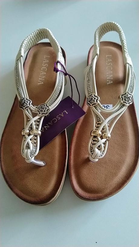 Žabky, sandále lascana, 38