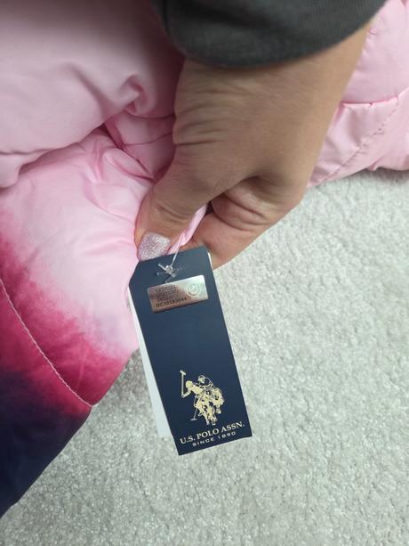 Bunda na prechod/teplejšiu zimu, u.s. polo assn.,122 / 128