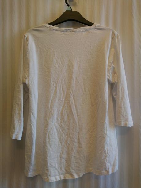 Dámsky biely elastický top, essentials, l, tchibo,l