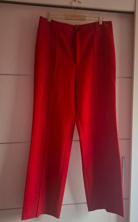 Dámske červené nohavice, zara,l